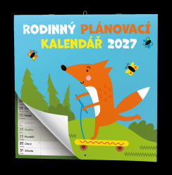 Nástěnný kalendář 2027 Rodinný plánovací