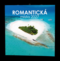 Nástěnný kalendář 2027 Romantická místa