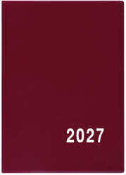 Diář 2027 čtrnáctidenní Hynek-PVC bordó
