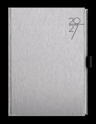 Diář 2027 týdenní A5 Oskar-ForMen Silver