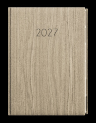 Diář 2027 týdenní A5 Oskar-wood světle hnědý