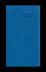 Diář 2027 týdenní kapesní Jakub-Vivela modrý světlý