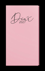 Diář 2027 týdenní kapesní Jakub-lamino pastel růžový