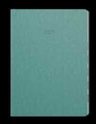 Diář 2027 denní B5 Maxim tyrkysový