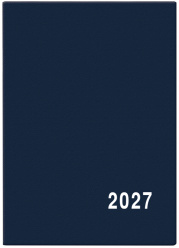 Diář 2027 měsíční Anežka-PVC modrý