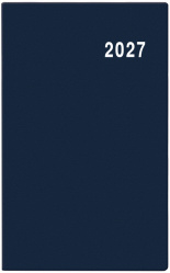 Diář 2027 měsíční Marika-PVC modrý
