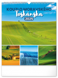 NOTIQUE Nástěnný kalendář Kouzlo Moravského Toskánska 2025, 30 x 34 cm