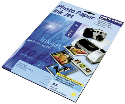 detail IJ CP 200 G,A4 lesklý IJ papír Basic - 20 listů