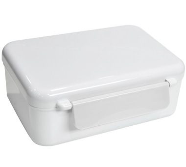 detail Svačinová krabička s dvojitým zámkem - barva spodní krabičky - bílá