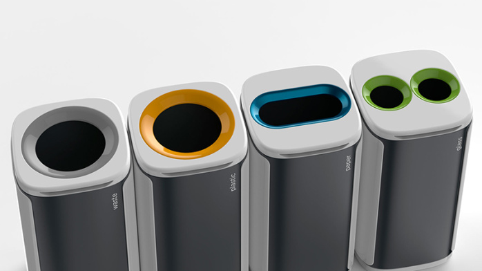 detail Odpadní koš KOBRA WASTEE na plast