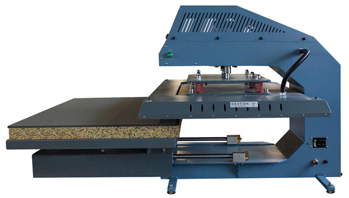 detail Pneumatický lis Adkins Omega 750 - 109,5 x 80 cm