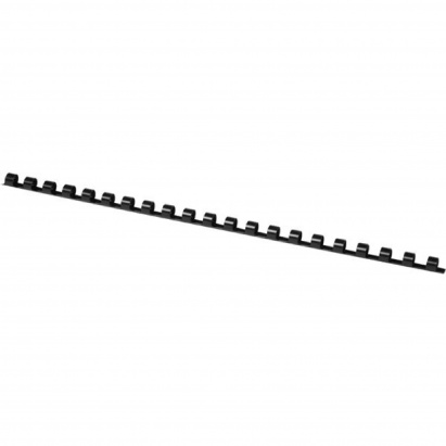 Krouž.hřbety plastové Q-Connect - 8 mm, černé, 100 ks