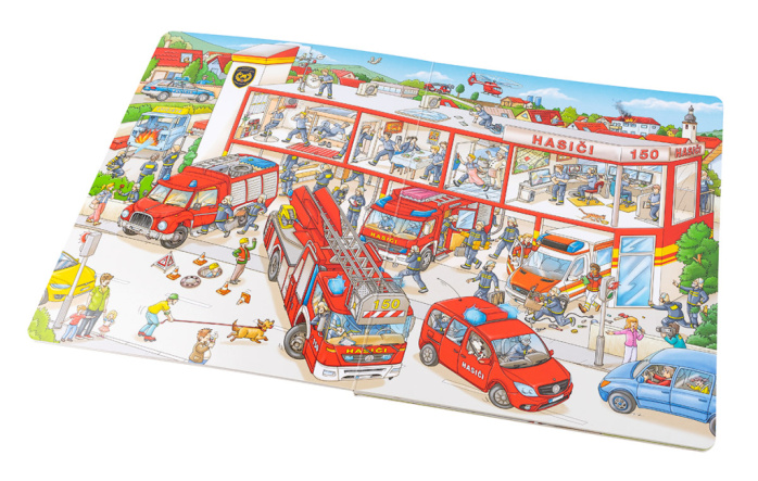 detail Velká knížka HASIČI pro malé vypravěče