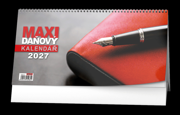 detail Stolní kalendář 2027 maxi daňový kalendář