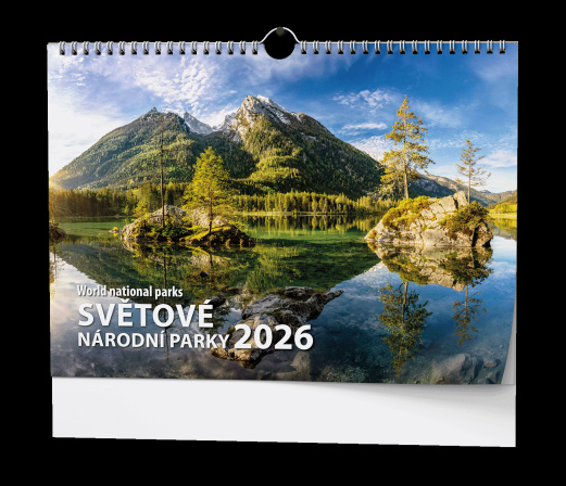 detail Nástěnný kalendář 2026 A3 Světové národní parky