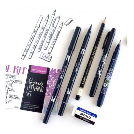 detail Sada na krasopsaní Tombow pro začátečníky