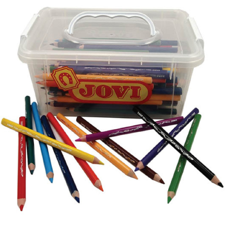 detail Pastelky trojhranné Maxi JOVI 120ks/E