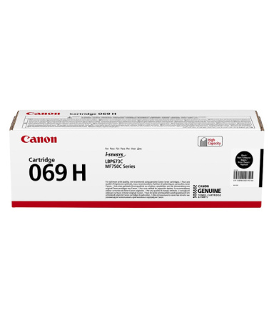 detail Toner Canon 069 H BK 7600str. černý