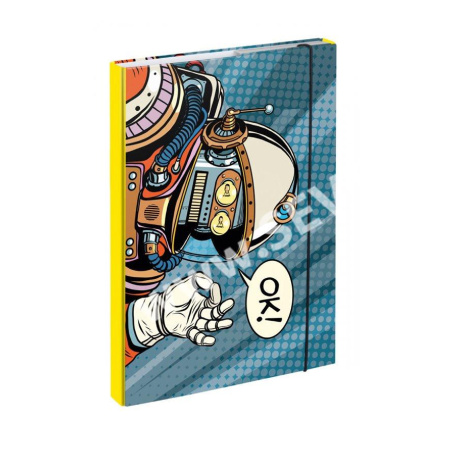 detail Desky na sešit A4 BAAGL Spaceman