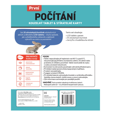 detail Kouzelný tablet& stíratelné karty První počítání