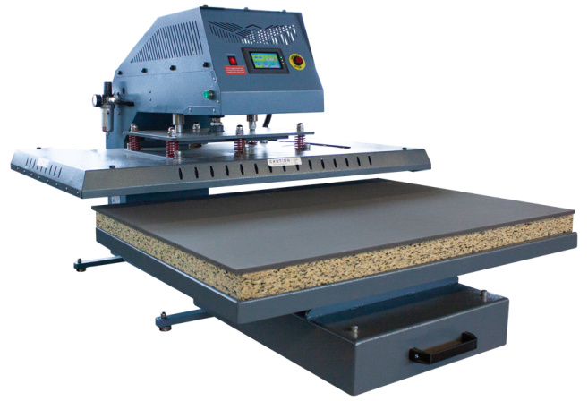 detail Pneumatický lis Adkins Omega 750 - 109,5 x 80 cm