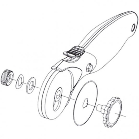 detail Ruční kotoučová řezačka KW trio 3804