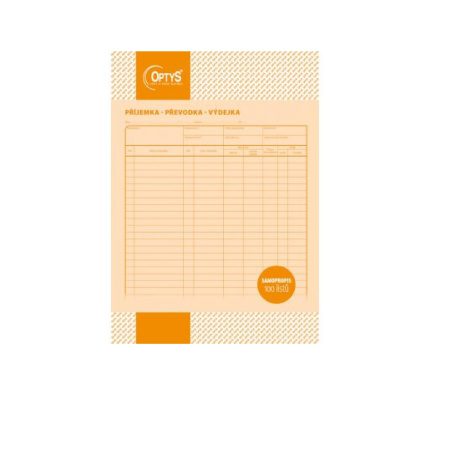 detail Příjemka-převodka-výdejka A4 Optys
