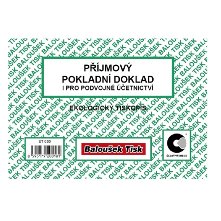detail Příjmový pokl.dokl. podvoj.
