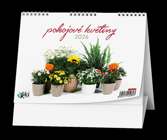 detail Stolní kalendář 2026 Pokojové květiny