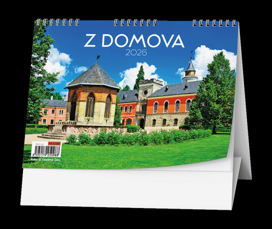 detail Stolní kalendář 2026 Z domova