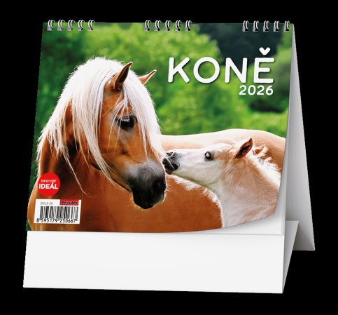 detail Stolní kalendář 2026 Koně