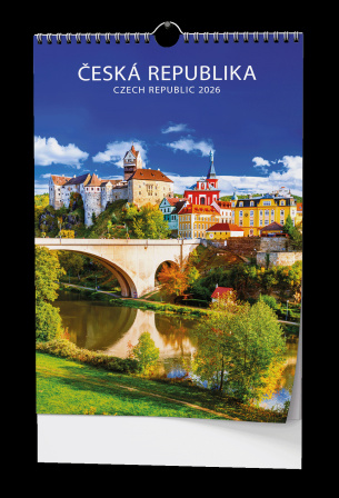 detail Nástěnný kalendář 2026 A3 Česká republika