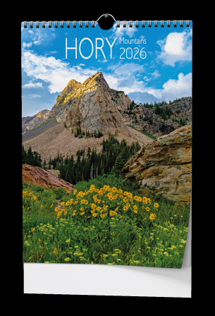 detail Nástěnný kalendář 2026 A3 Hory