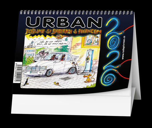 detail Stolní kalendář 2026 Urban Pivrncův balzám na nervy