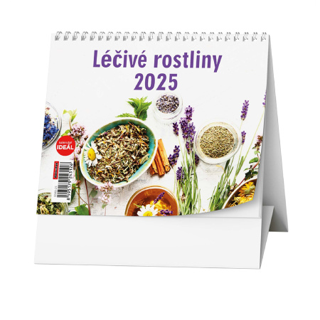 detail Stolní kalendář 2026 Ideál Léčivé rostliny