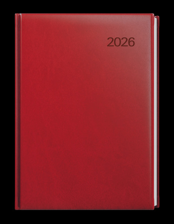 detail Diář 2026 denní A5 David-vivella bordó