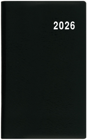 detail Diář 2026 měsíční Marika-PVC černý