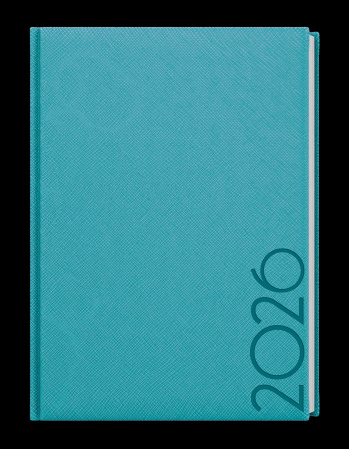 detail Diář 2026 denní A5 David-tora tyrkysový