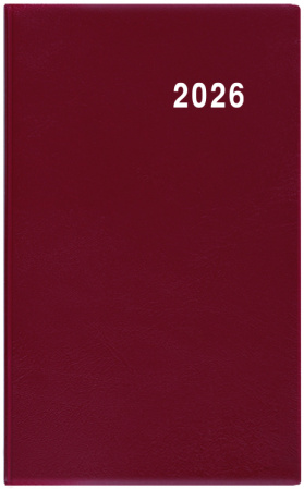 detail Diář 2026 čtrnáctidenní Gustav-PVC bordó