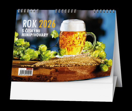 detail Stolní kalendář 2026 Rok s českými minipivovary