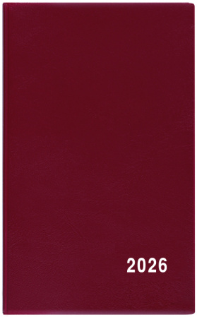detail Diář 2026 čtrnáctidenní Alois-PVC bordó
