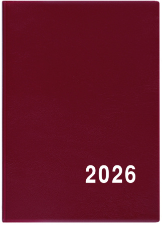 detail Diář 2026 čtrnáctidenní Hynek-PVC bordó