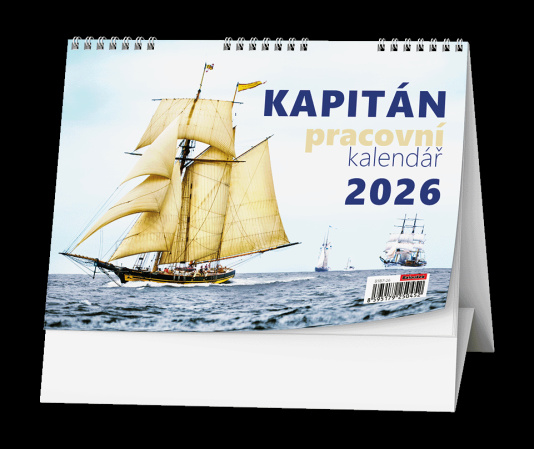 detail Stolní kalendář 2026 Kapitán