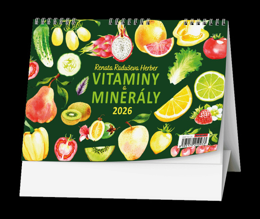 detail Stolní kalendář 2027 Vitaminy a minerály