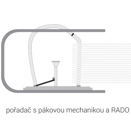 detail Pořadač A4 8 cm páka CAESAR OFFICE IMPERATOR PP modrá /E