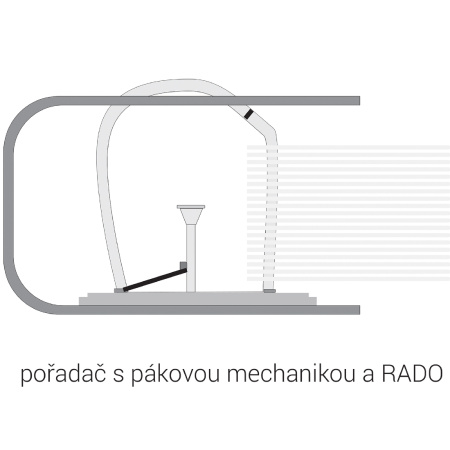 detail Pořadač A4 8,0 cm páka CAESAR OFFICE IMPERATOR PP švestkový /E