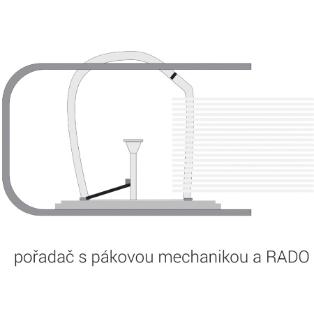 detail Pořadač A4 7,5cm páka CAESAR OFFICE IMPERATOR PP šedá /E