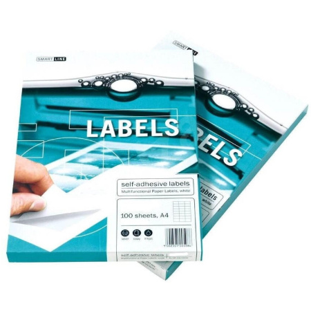 detail Etikety na archu A4 105x37 Labels 100 listů celé balení