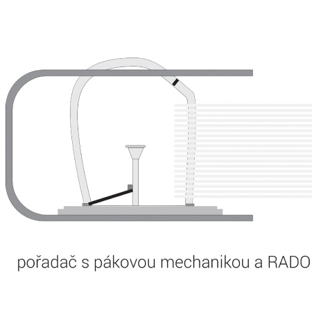 detail Pořadač A4 8 cm páka CAESAR OFFICE IMPERATOR PP fialová/E