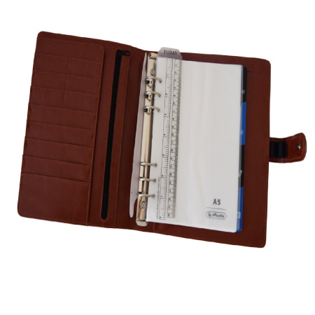 detail Diář A5 Prestige Herlitz hnědý bez náplně